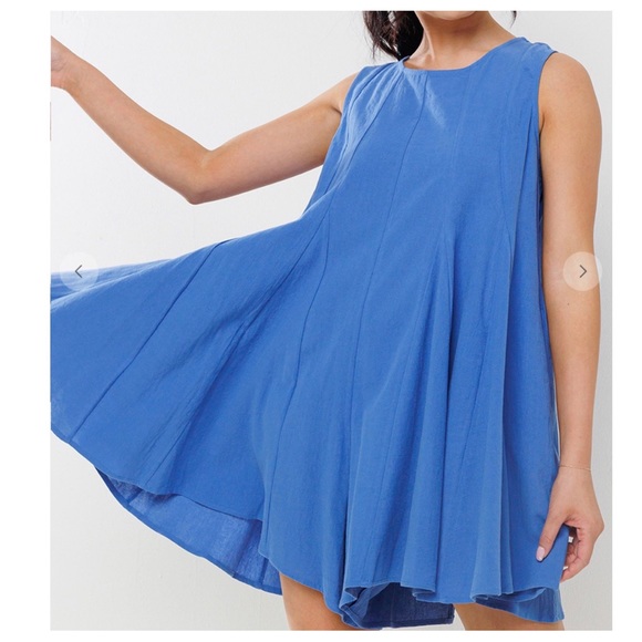 19 Boho Chic Linen Pleated Romper - Picture 2 of 2